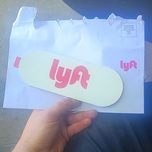 Authentic New LYFT Original Decal!